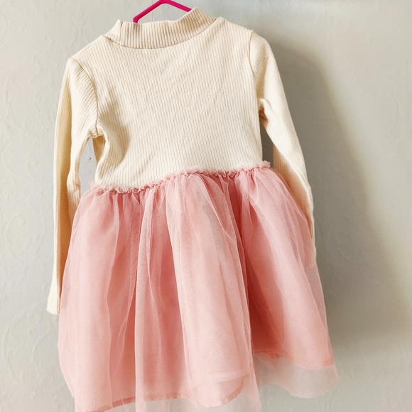 Disney 3T Cream and Pink Minnie Mouse Dress - Picture 2 of 3